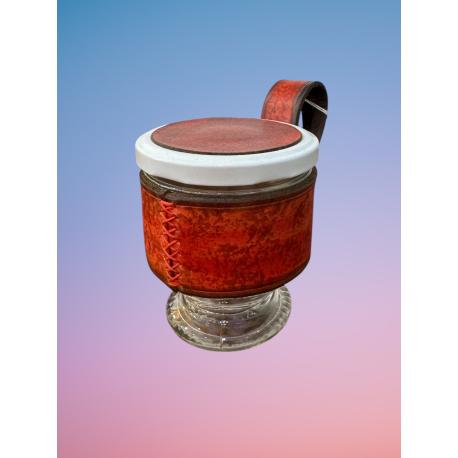 Tasse de bureau en cuir