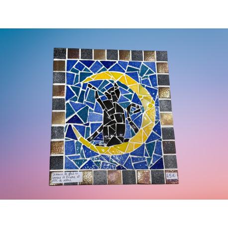 Dessous de plat Chat et lune