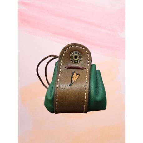 Bourse en cuir