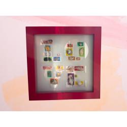 Cadre carré coquillages