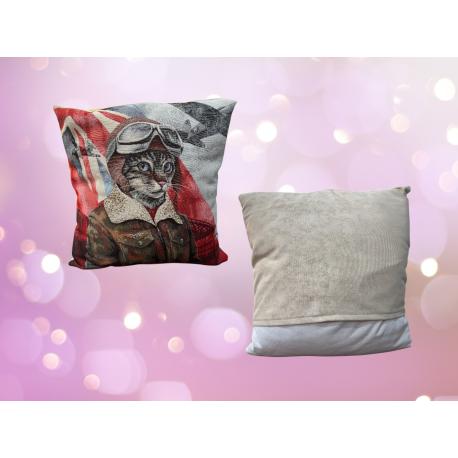 Coussin imprimé Chouettes