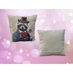 Coussin imprimé Chouettes