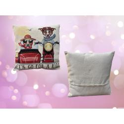 Coussin imprimé Chouettes