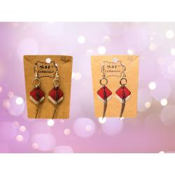 Boucles d'oreilles en cuir