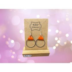Boucles d'oreilles en cuir