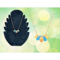 Collier pendentif cuir