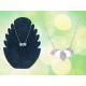 Collier pendentif cuir