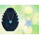 Collier pendentif cuir