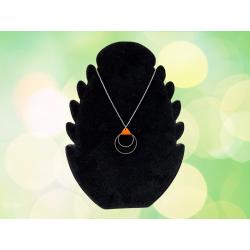Collier pendentif cuir