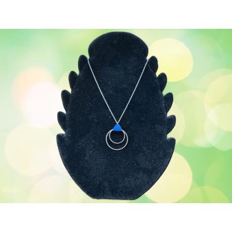 Collier pendentif cuir