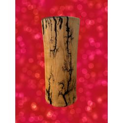 Vase en bois