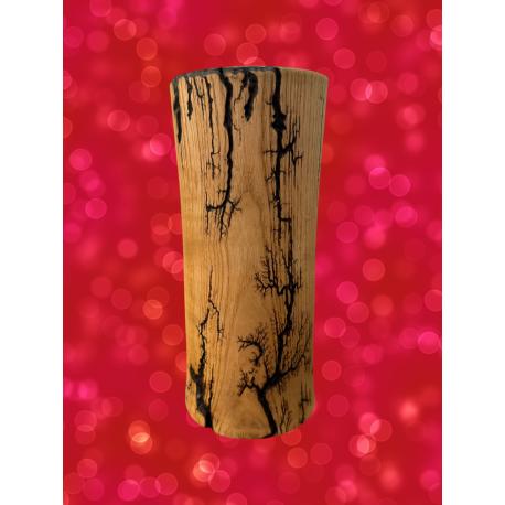 Vase en bois