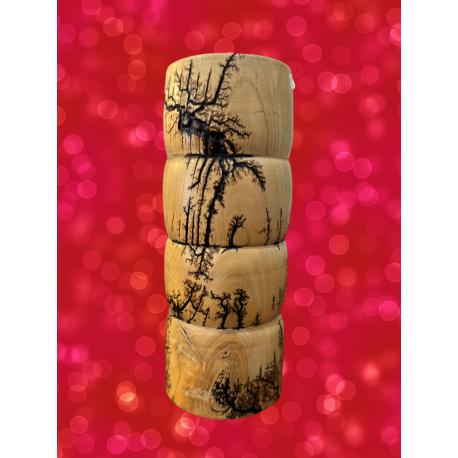 Vase en bois