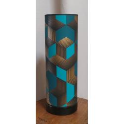 Lampe Colonne pied en bois