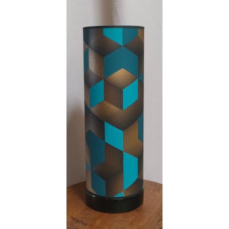 Lampe Colonne pied en bois