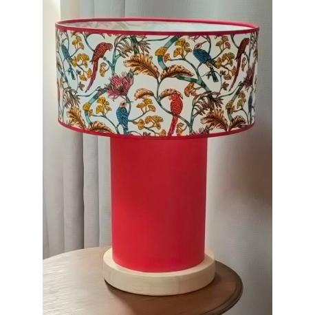 Lampe Colonne pied en bois