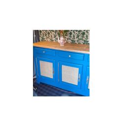 Meuble Bleu en Chêne