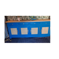 Meuble Bleu en Chêne