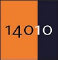 Orange fluo/Marine foncé/14010